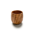 Gobelet en Bois d’Olivier – Tasse Artisanale en Bois Naturel, Verre Rustique