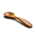 Cuillère de Service en Bois d’Olivier – Grande Cuillère Artisanale à Long Manche