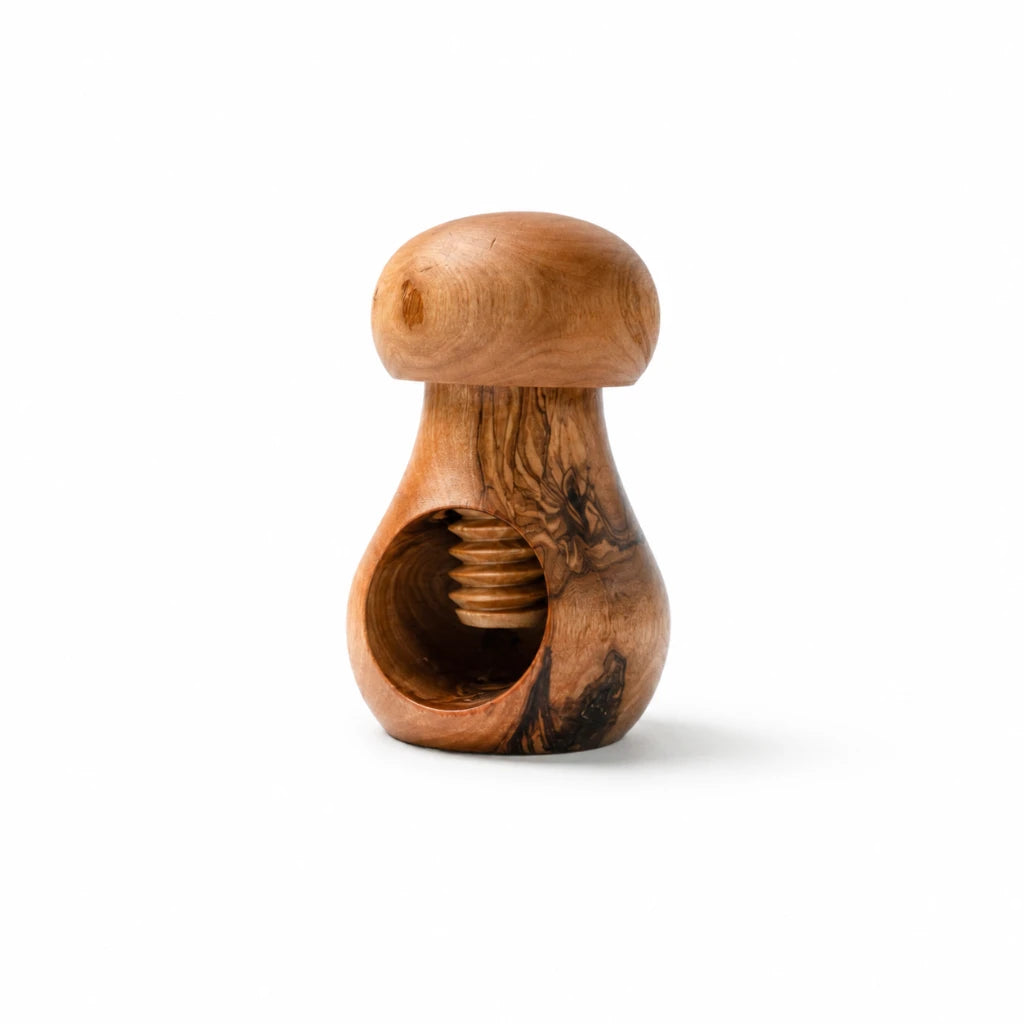 Casse-Noix en Bois d’Olivier – Casse-Noix Artisanal Manuel en Bois Naturel