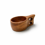 Tasse en Bois d’Olivier avec Anse – Gobelet Artisanal en Bois Naturel