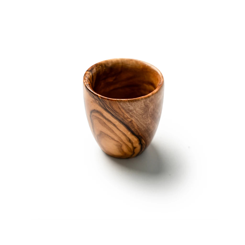 Porte-Œuf en Bois d’Olivier – Coquetier Artisanal en Bois Naturel