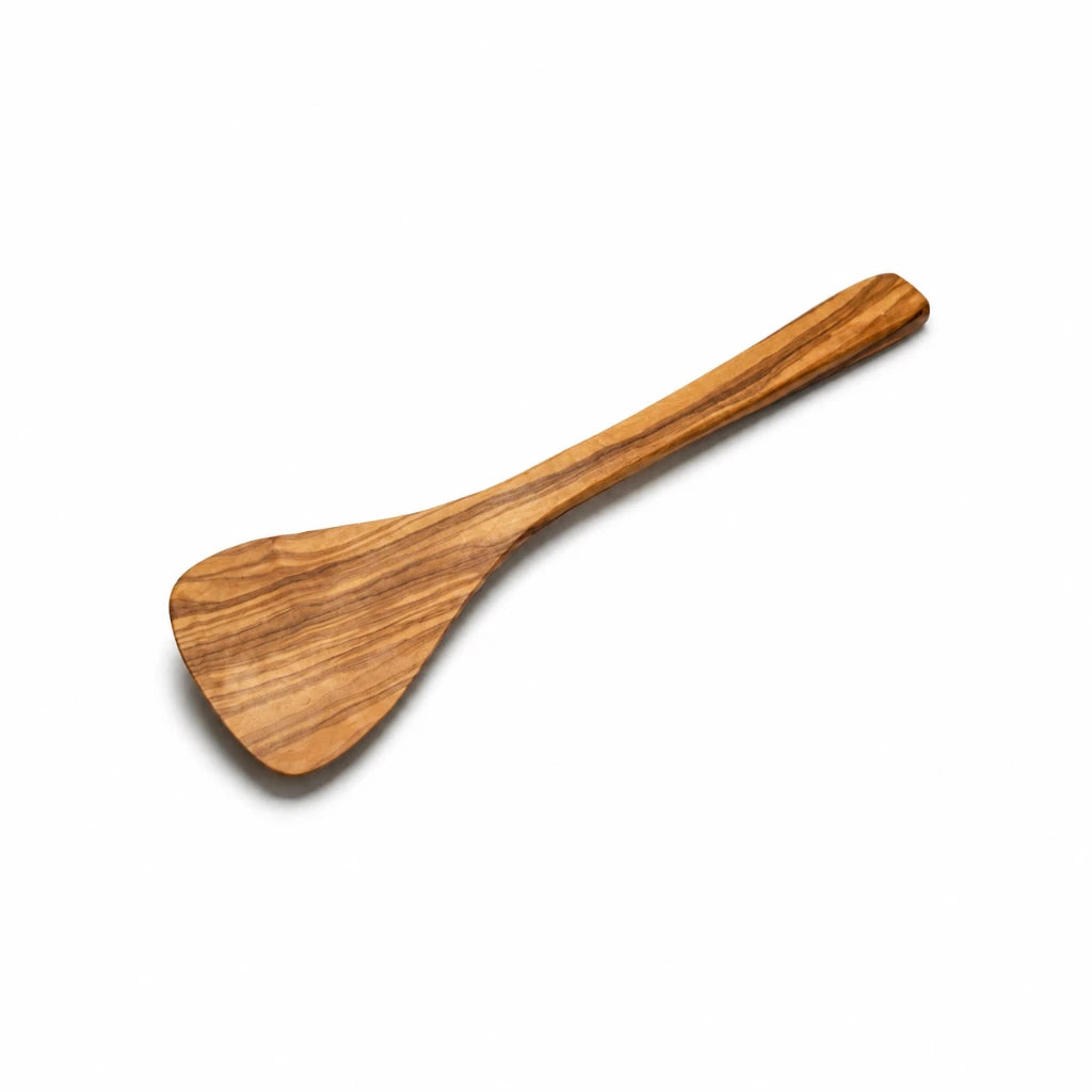 Spatule en Bois d’Olivier – Spatule de Cuisine Artisanale en Bois Naturel